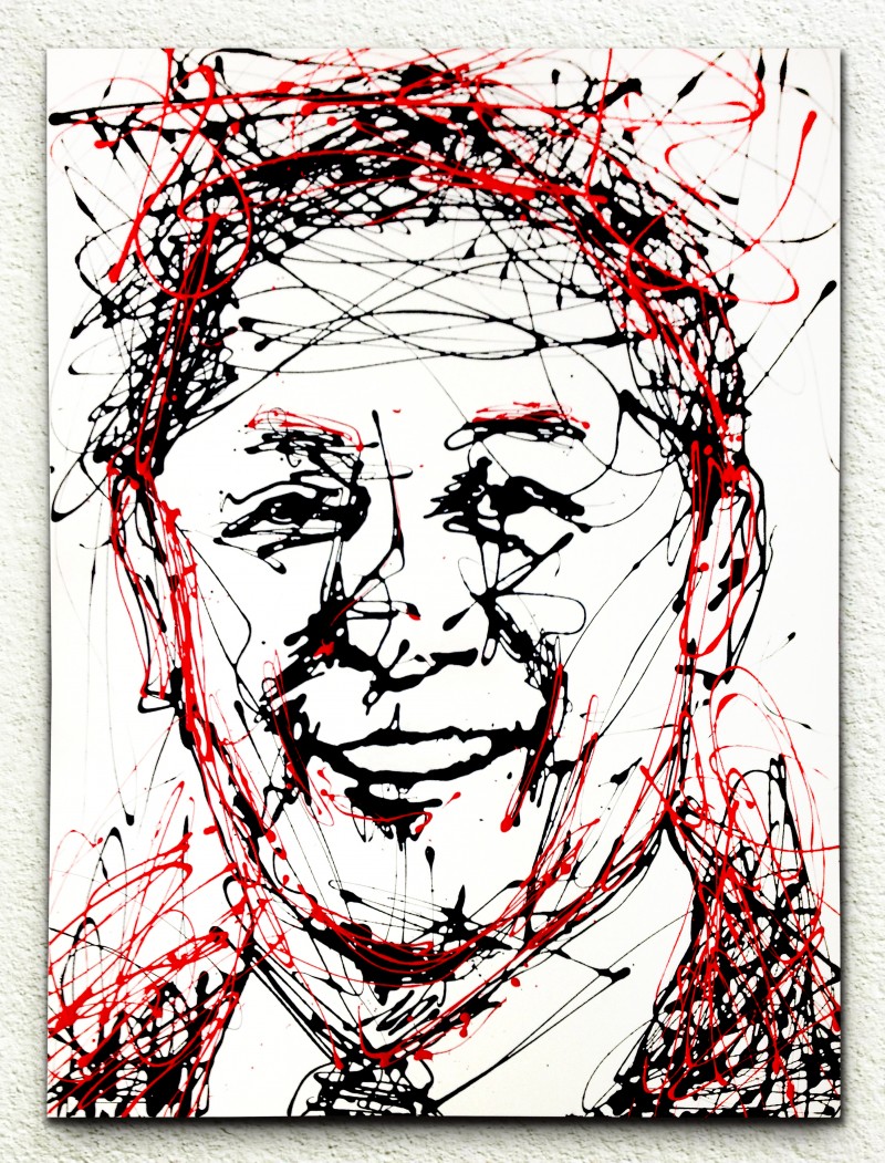 Art Misfits Abstract Portrait of Dato. Lim Thean Shiang