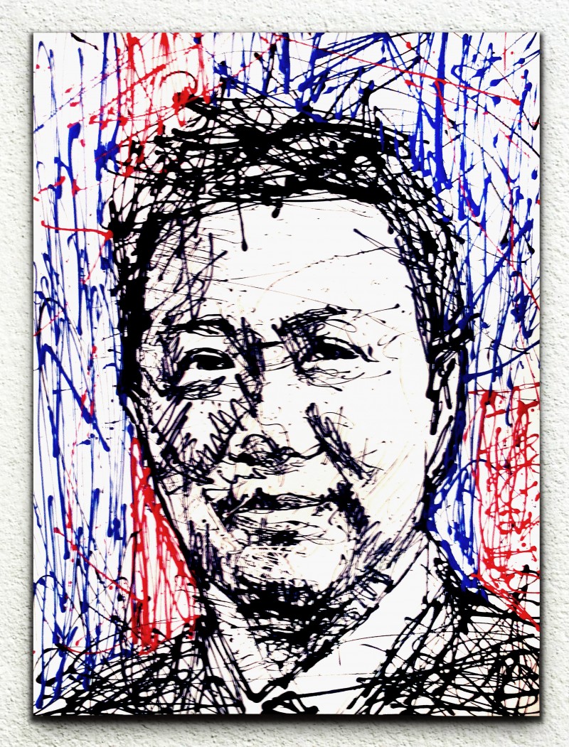 Art Misfits Abstract Portrait of Dato. Seri Wong Chun Wai
